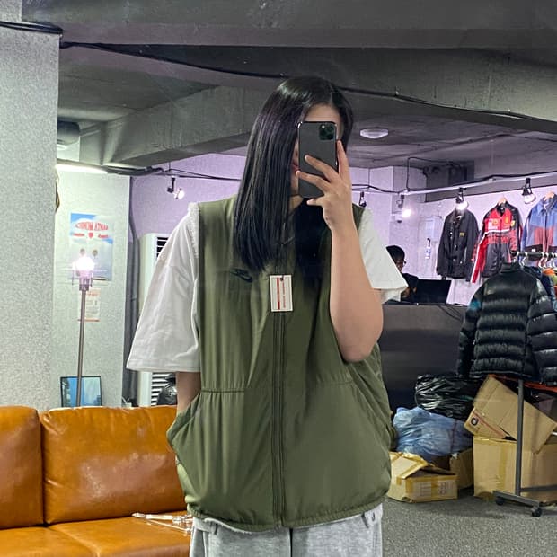 나이키 리버시블 양털 베스트 B3199