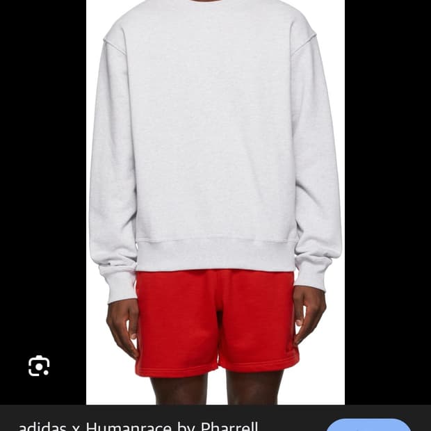 아디다스 x 퍼렐 윌리엄스 휴먼레이스 맨투맨 XL