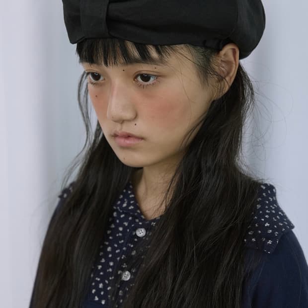 호쿠스포쿠스 리본 블랙 베레모