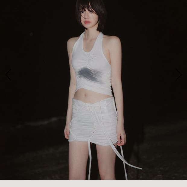 플레어업 홀터넥 나시