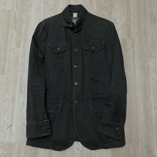 자라 넥비죠 버튼업 포켓 야상 필드자켓 [다크 차콜] M/95