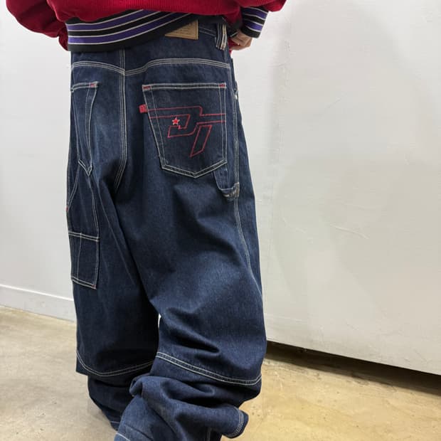 도그타운 올드스쿨 와이드 카펜터 데님팬츠