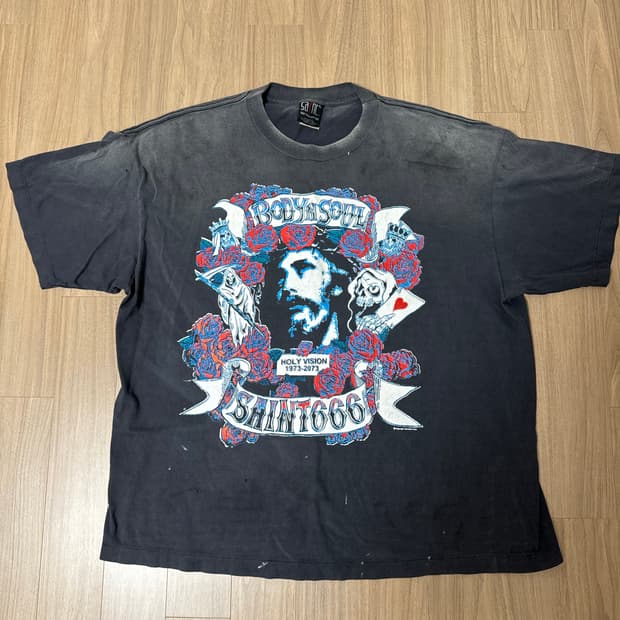 세인트 마이클 바디 N 소울 숏슬리브 티셔츠 블랙 XXL