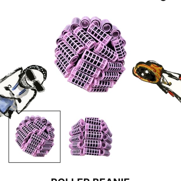 구매글)돈비덤 헤어롤 비니