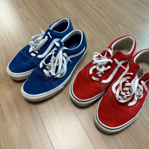 일괄 반스 올드스쿨 블루 레드 280 28