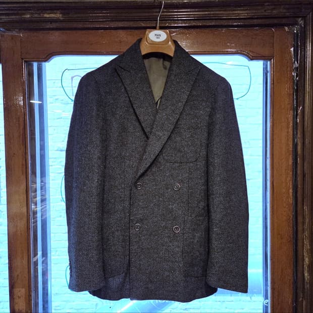 이탈리아 브랜드 아쿠아비바 트위드자켓 