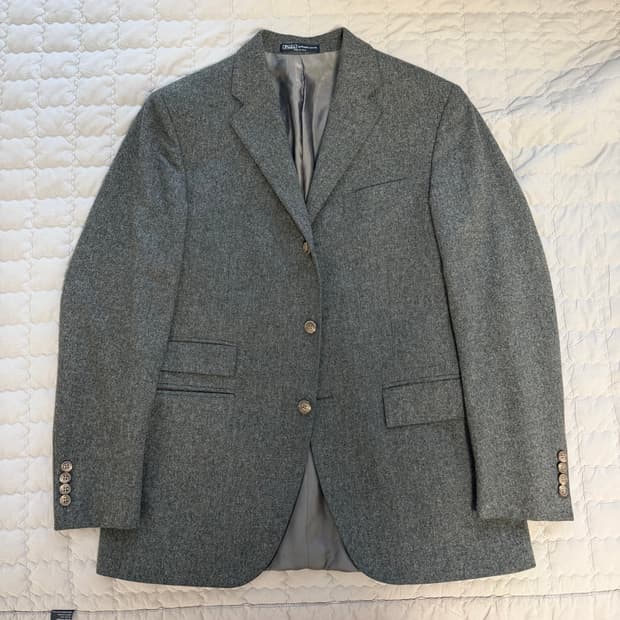 폴로 랄프로렌 울 캐시미어 스포츠코트 자켓 40R