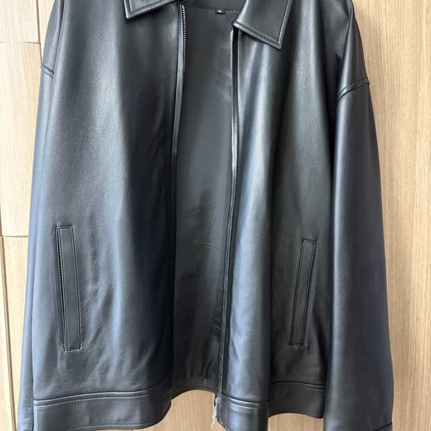 도프제이슨 오버핏 램스킨 싱글 자켓