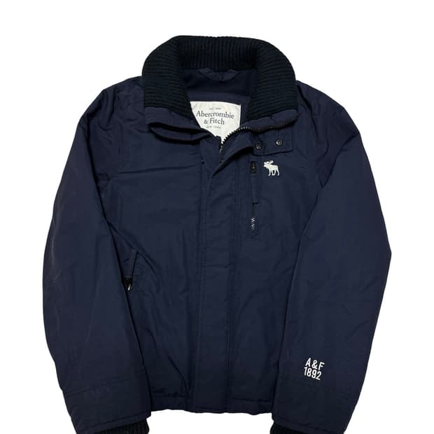 아베크롬비 네이비 우븐 자켓
