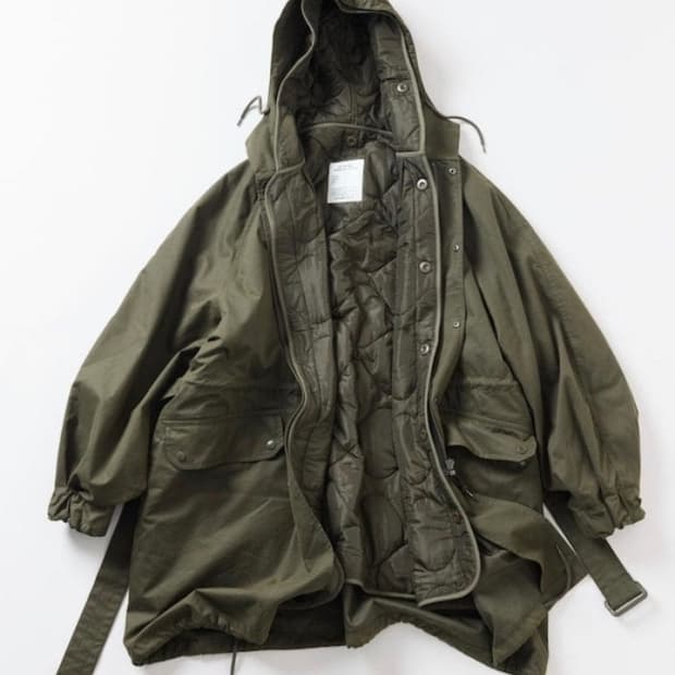 프릭스스토어 M64 웨이스트 벨티드 필드 파카 야상 코트