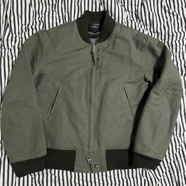 엔지니어드 가먼츠 에비에이터 자켓 ma-1 올리브