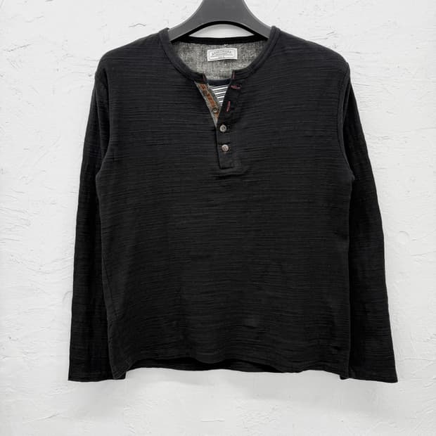 admitmark 레이어드 헨리넥 롱슬리브