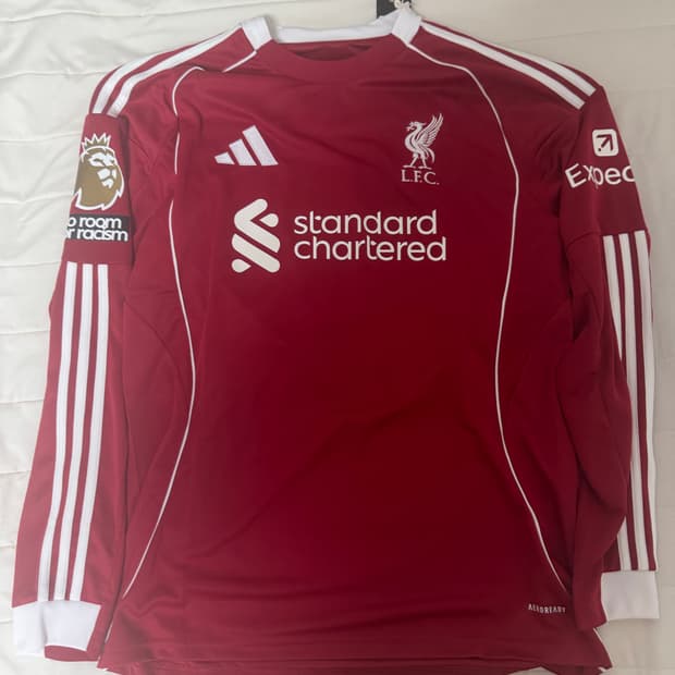 L 긴팔 리버풀 2025-2026시즌 홈 유니폼 비르츠