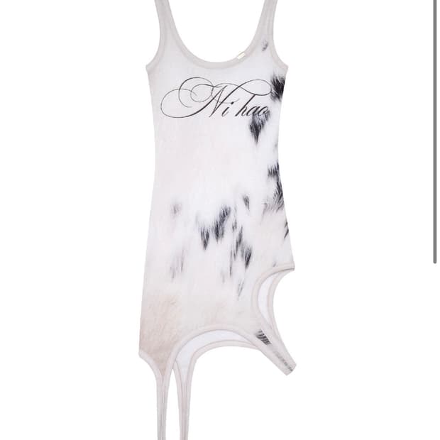 (새상품) bonnae asymmetric dress ivory
