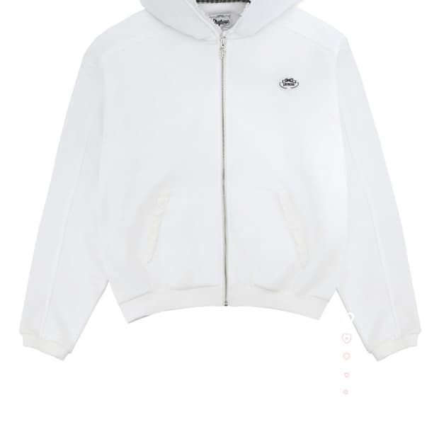 드라이로즈 빅리본 후디 후드집업