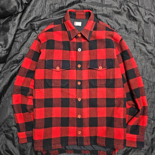 Levis 버팔로 체크 CPO셔츠 자켓