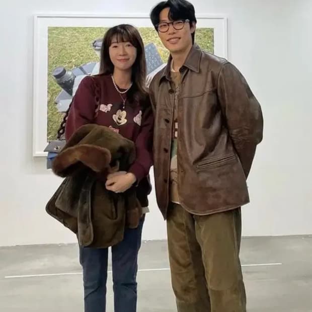 더블알엘 rrl 구형 레더 카코트 새제품 라지 류준열 착용