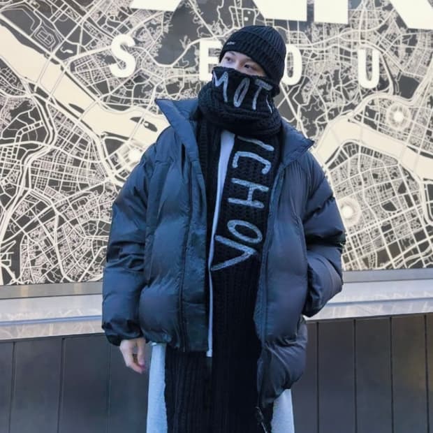 Y-3 25fw CHUNK 요지야마모토 머플러