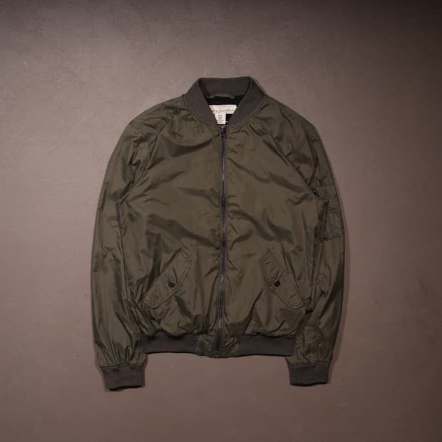 H&M L.O.G.G 모리걸 블루종 나일론 자켓
