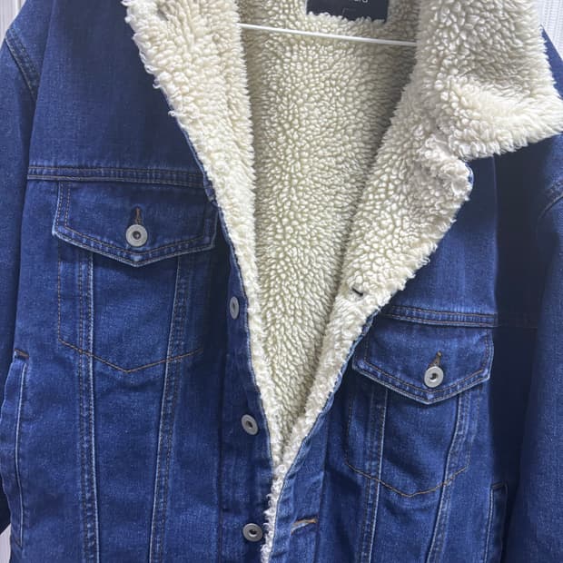 무신사 쉐르파 데님 트러커 재켓 m