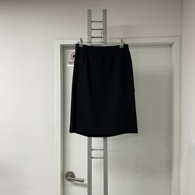 베르사체 블랙 스커트 40