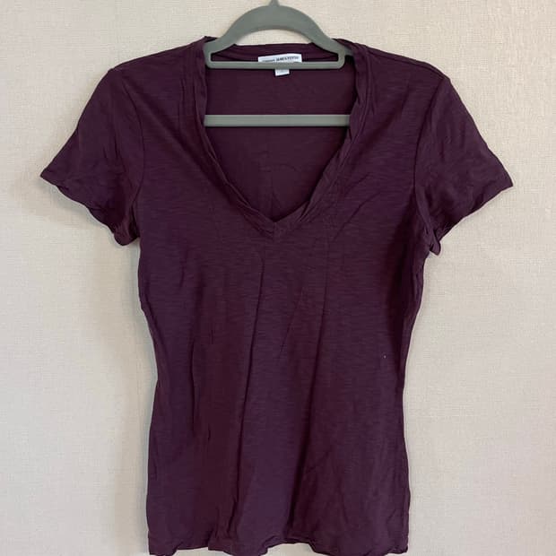 James Perse 브이넥 티셔츠