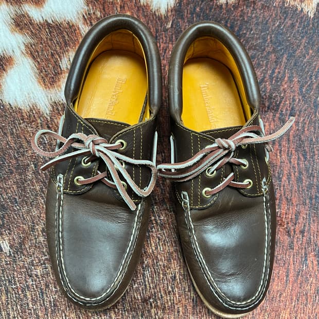 Timberland 팀버랜드 3-Eye 클래식 보트 슈즈 브라운 260