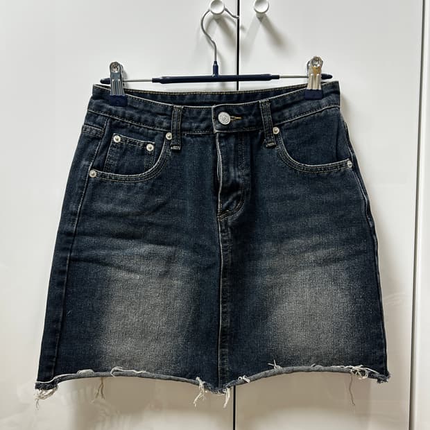 흑청 데님스커트