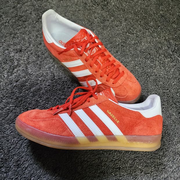아디다스 가젤 인도어 볼드오렌지  265사이즈 