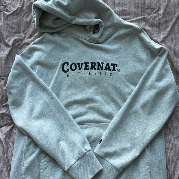 커버낫 어센틱 후드티 XL 그레이