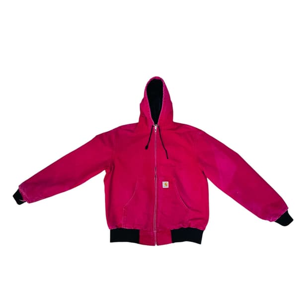 빈티지 90s 칼하트 carhartt 덕 액티브 후드자켓 레드 L