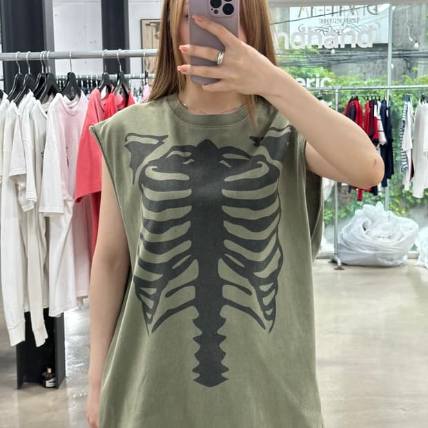 벤슨 본 스켈레톤 나시 카키