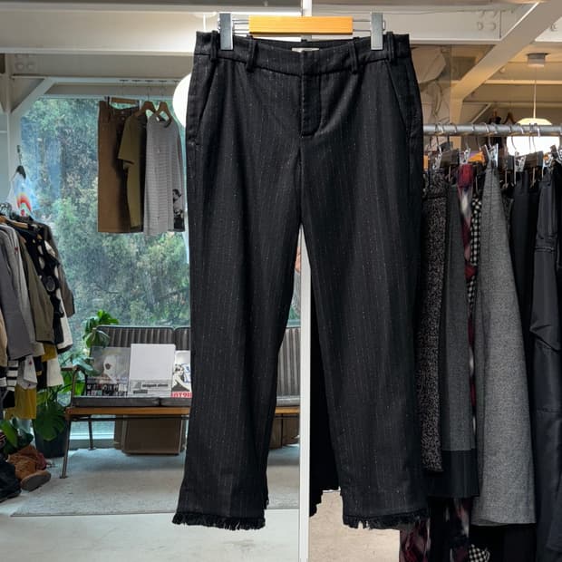 쟈딕앤볼테르 핀 스트라이프 울 팬츠