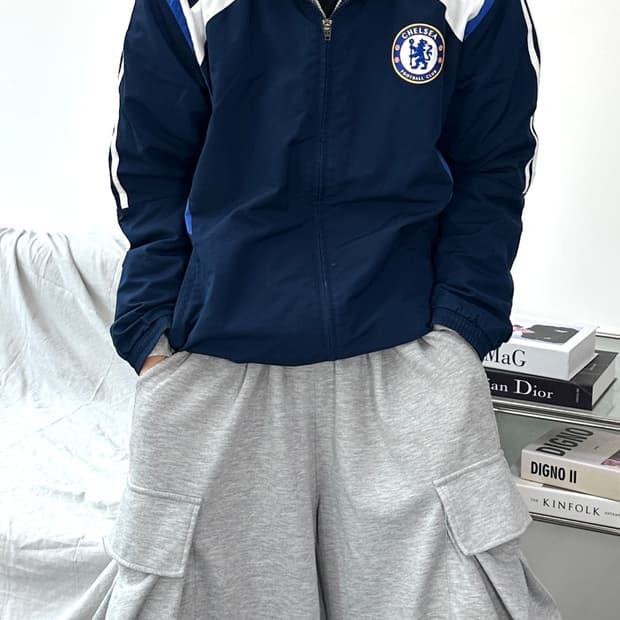 아디다스 07-08 삼성 첼시 배색 바람막이 M