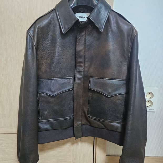 토니웩a2 고트레더 에비에이터 자켓