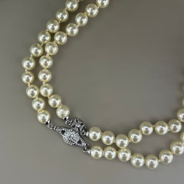 비비안웨스트우드 진주 목걸이 