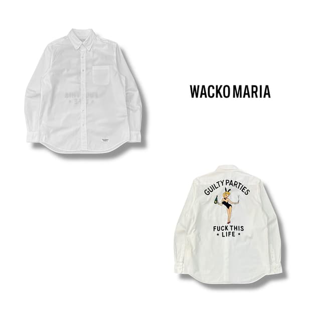  와코마리아 프린팅 셔츠 y14365