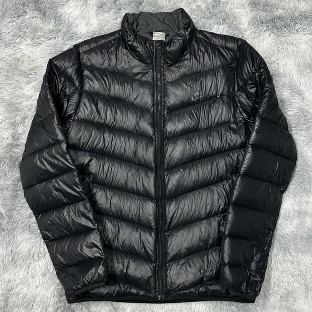 나이키 유광 경량패딩 블랙 