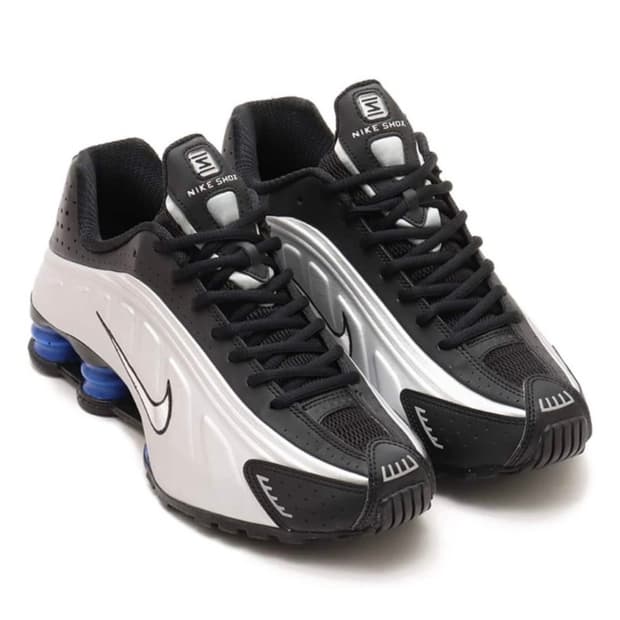 Nike 나이키 샥스 R4 블랙메탈릭 실버 블루 235