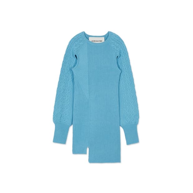 앤더슨벨) 컷아웃 미니 니트 원피스