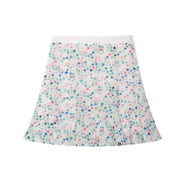 어스지구 VINTAGE CHIFFON MIDI SKIRT (BLUE)
