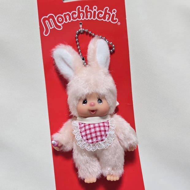 몬치치 프렌즈 유럽한정 찜탄 미니키링