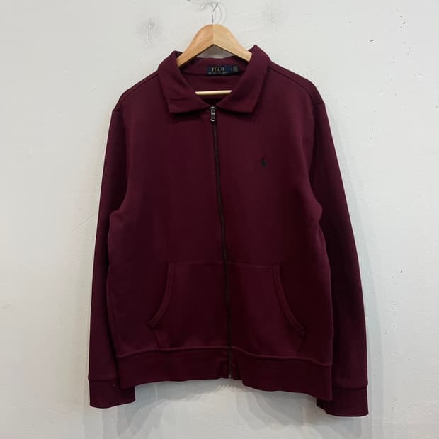 폴로랄프로렌 집업 자켓 버건디 L