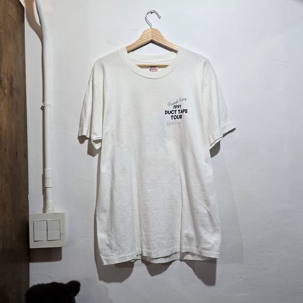 90s 프룻오브더룸 프랭크 킹 투어 싱글스티치 티셔츠