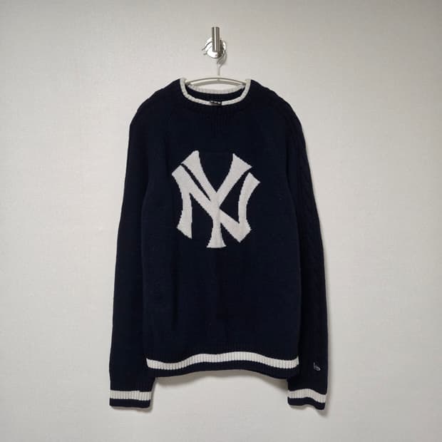 뉴에라 빅로고 울 니트/ 남성 니트 / 남자 니트 