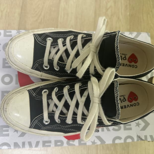 꼼데 컨버스 신발 255