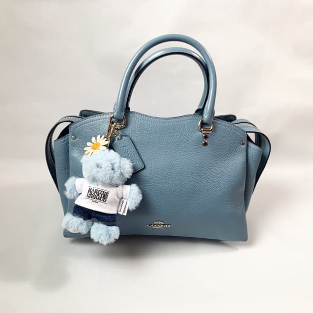 COACH 코치 가죽 토트백 & MARITHE 마리떼 한정판 곰돌이 키링