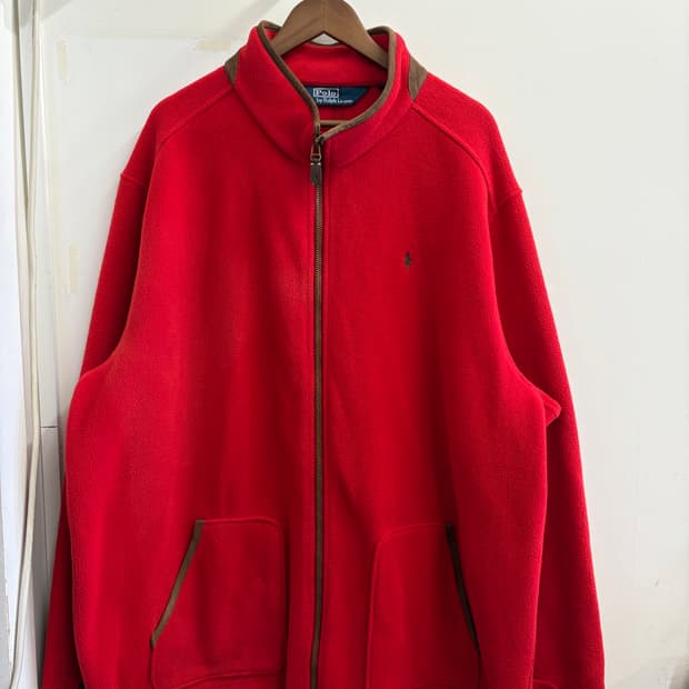 N176. 폴로 빅사이즈 후리스 플리스