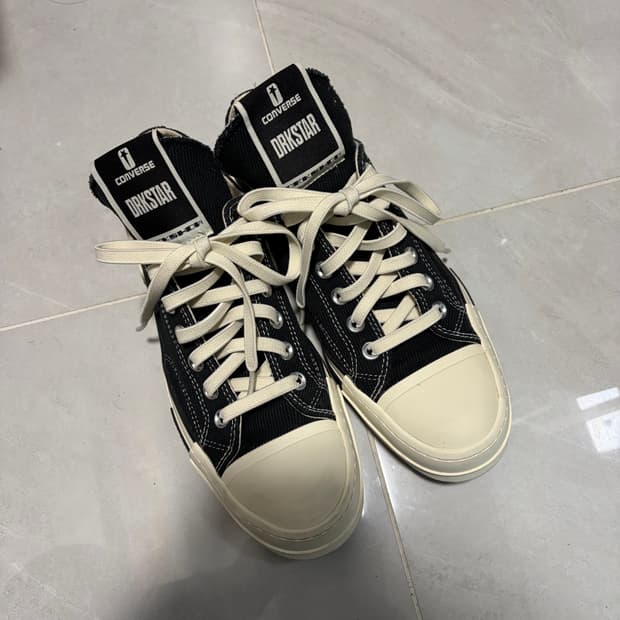 컨버스 x 다크쉐도우 다크스타 척 70 로우 블랙