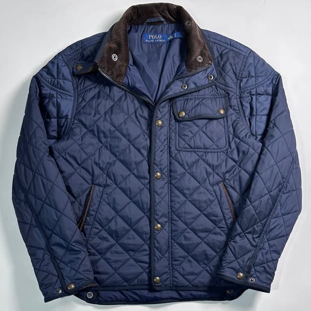 폴로 랄프로렌 네이비 3포켓 퀼팅 자켓